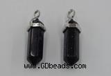 NGP5007 8*30mm sticks blue goldstone pendants wholesale