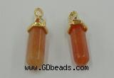 NGP5033 8*30mm sticks red aventurine pendants wholesale