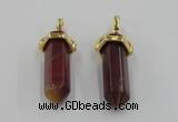 NGP5040 8*30mm sticks mookaite gemstone pendants wholesale