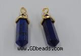 NGP5044 8*30mm sticks lapis lazuli gemstone pendants wholesale