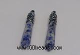 NGP5408 10*65mm sticks sodalite gemstone pendants wholesale