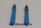 NGP5427 10*65mm sticks blue turquoise pendants wholesale