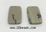 NGP5526 30*50mm - 35*55mm rectangle jasper pendants wholesale