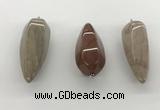 NGP5552 14*40mm - 23*58mm teardrop jade pendants wholesale