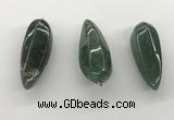 NGP5556 14*40mm - 23*58mm teardrop Canadian jade pendants