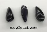 NGP5561 14*40mm - 23*58mm teardrop blue goldstone pendants