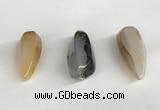 NGP5571 18*40mm - 23*58mm teardrop agate gemstone pendants