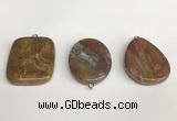 NGP5752 30*40mm freeform agate gemstone pendants wholesale