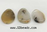 NGP5779 35*50mm - 38*55mm freeform agate slab pendants