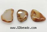 NGP5782 30*50mm - 45*60mm freeform agate slab pendants