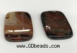 NGP5796 35*55mm rectangle agate pendants wholesale