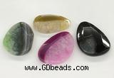 NGP5822 35*55mm - 40*60mm faceted freeform agate gemstone pendants