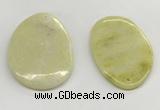 NGP5863 35*55mm - 38*58mm freeform lemon jade pendants wholesale