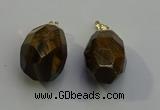 NGP6024 18*30mm - 22*35mm freeform yellow tiger eye pendants