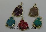 NGP6030 25*35mm - 30*40mm angel sea sediment jasper pendants