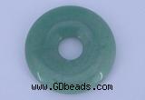 NGP608 5pcs 7*45mm green aventurine gemstone donut pendants wholesale