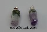 NGP6680 12*25mm - 12*30mm sticks druzy amethyst pendants