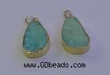 NGP7134 20*30mm - 22*32mm freeform amazonite gemstone pendants