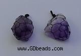 NGP7148 20*40mm - 30*45mm faceted nuggets amethyst pendants