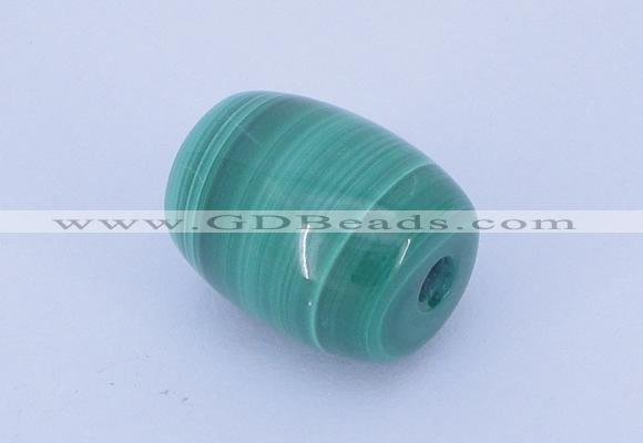 NGP719 11*14mm drum natural malachite gemstone pendant