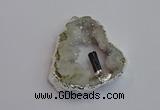 NGP7384 45*50mm - 50*55mm freeform druzy agate pendants