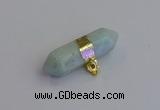 NGP7450 12*45mm sticks amazonite gemstone pendants wholesale