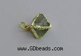 NGP7558 20*22mm fluorite gemstone pendants wholesale