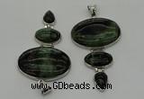 NGP8021 50*82mm - 52*86mm kambaba jasper pendant set jewelry