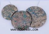 NGP81 Natural imperial jasper gemstone pendants set jewelry wholesale