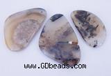 NGP866 5PCS 30-50mm*50-70mm freeform agate gemstone pendants