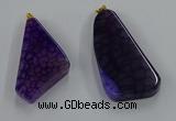 NGP8660 20*40mm - 40*50mm freeform agate pendants wholesale