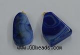 NGP8662 20*40mm - 40*50mm freeform agate pendants wholesale