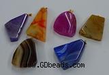 NGP8665 20*40mm - 40*50mm freeform agate pendants wholesale