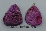 NGP8670 35*55mm - 45*60mm freeform druzy agate pendants wholesale