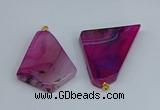 NGP8717 28*38mm - 40*45mm freeform agate pendants wholesale