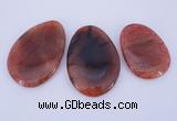 NGP878 5PCS 40-45mm*55-70mm freeform agate gemstone pendants