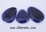 NGP879 5PCS 40-45mm*50-65mm freeform agate gemstone pendants