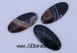 NGP885 5PCS 22*48mm oval agate gemstone pendants wholesale