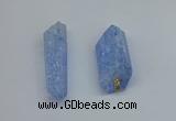 NGP8882 16*38mm - 25*60mm sticks crackle quartz pendants wholesale