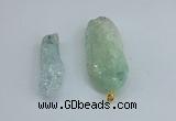 NGP8884 16*38mm - 25*60mm sticks crackle quartz pendants wholesale