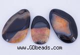 NGP902 5PCS 30-45mm*55-70mm freeform agate druzy geode gemstone pendants