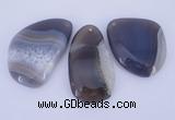 NGP908 5PCS 35-45mm*50-65mm freeform agate druzy geode gemstone pendants