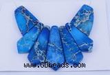 NGP91 Dyed imperial jasper gemstone pendants set jewelry wholesale