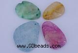 NGP937 5PCS 30-48mm*48-60mm freeform gemstone pendants wholesale