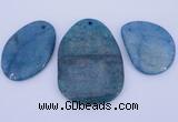 NGP938 5PCS 35-50mm*45-70mm freeform gemstone pendants wholesale