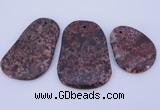 NGP941 5PCS 35-45mm*45-65mm freeform jasper gemstone pendants