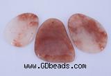 NGP950 5PCS 35-55mm*50-65mm freeform red quartz gemstone pendants