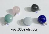 NGP9702 10mm teardrop  mixed gemstone pendants wholesale