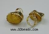 NGR159 22*30mm - 25*30mm freeform druzy agate rings wholesale