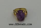 NGR2002 10*15mm faceted oval amethyst gemstone rings wholesale